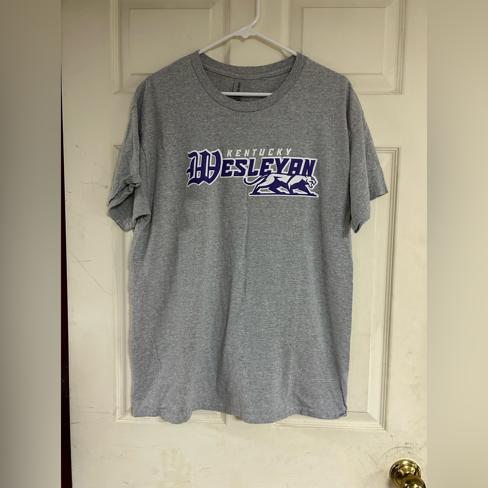 Gildan Gray Kentucky Wesleyan Short Sleeve Tee